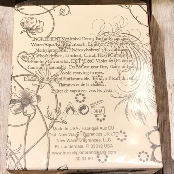 ORIGINAL True Religion for Women Classic Scent Brand New in Box RARE Find Y2K - Picture 6 of 12